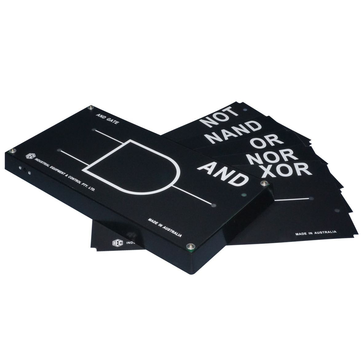 ELECTRONICS TRAINER 'DEMO.GATES' C/W 6 x O'LAYS