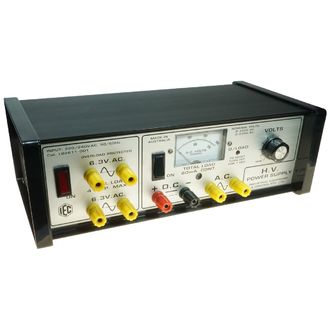POWER SUPPLY VAR HIGH VOLT 0-300V.DC/50mA METER 2 x 6.3V