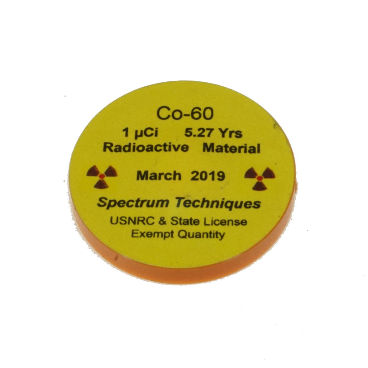 RADIOACTIVE SOURCE GAMMA COBALT 60