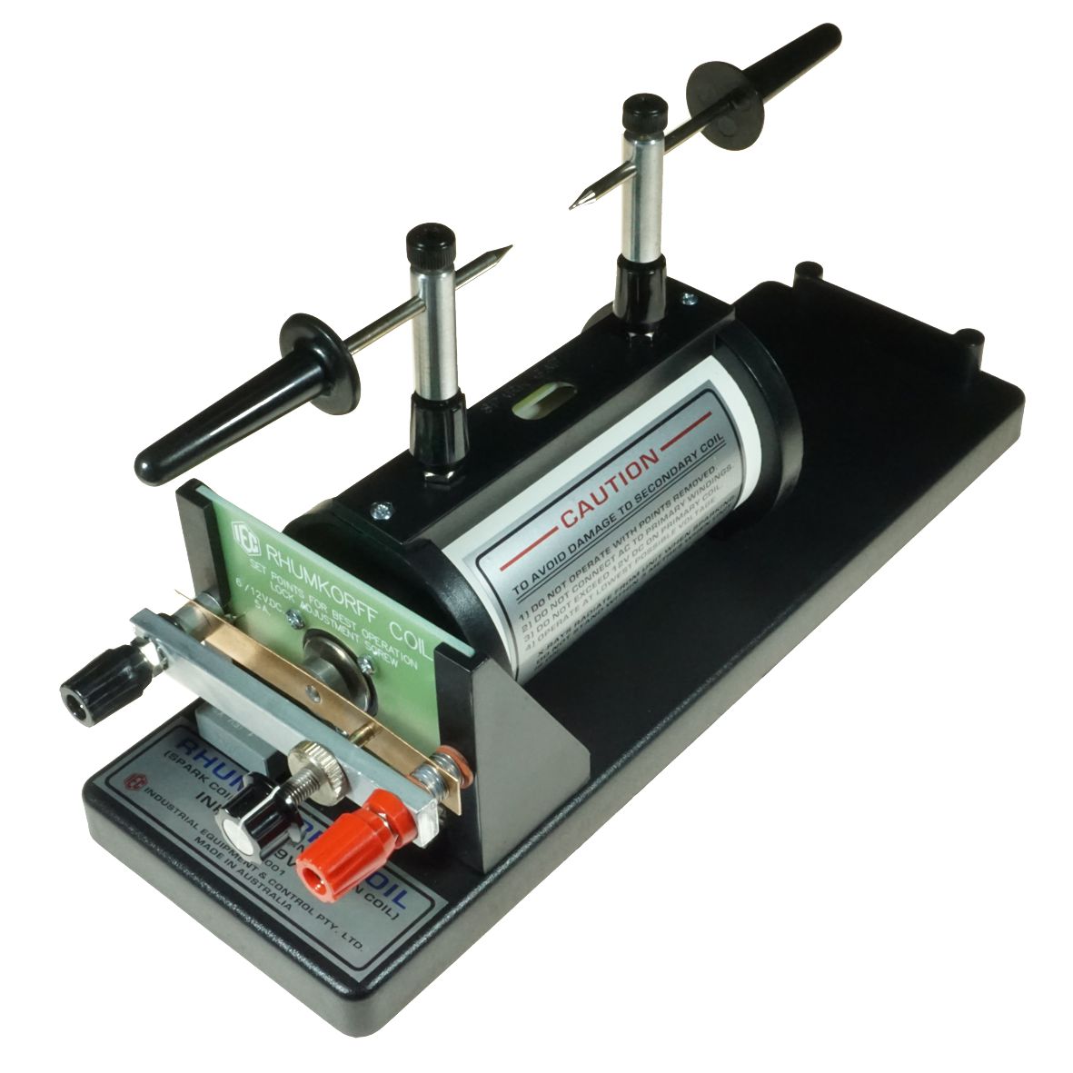 RHUMKORFF COIL (SPARK COIL) 25mm SPARK 12V.DC